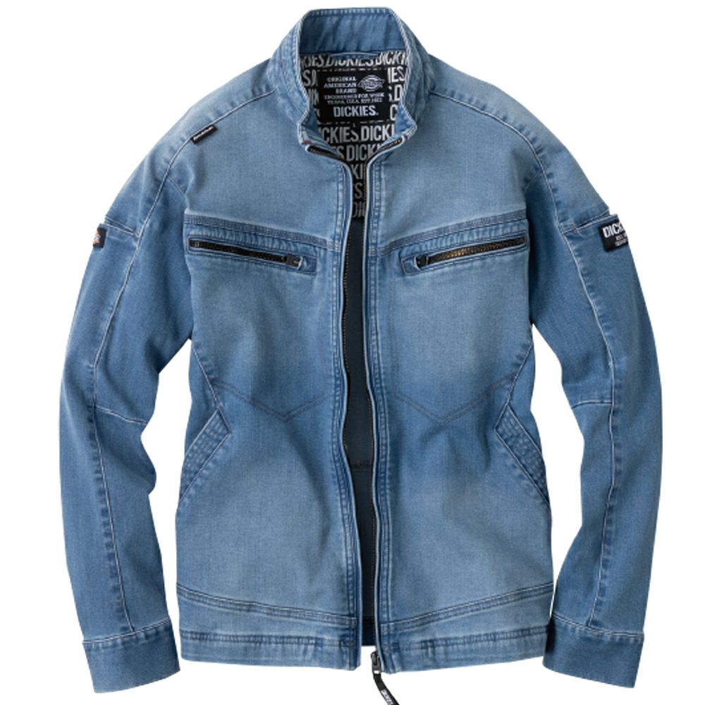 PICONE ピッコーネ　デニムジャケット　ラインストーン　38サイズ Dickies】ストレッチシルキーデニムジャケット|コーコス信岡公式通販