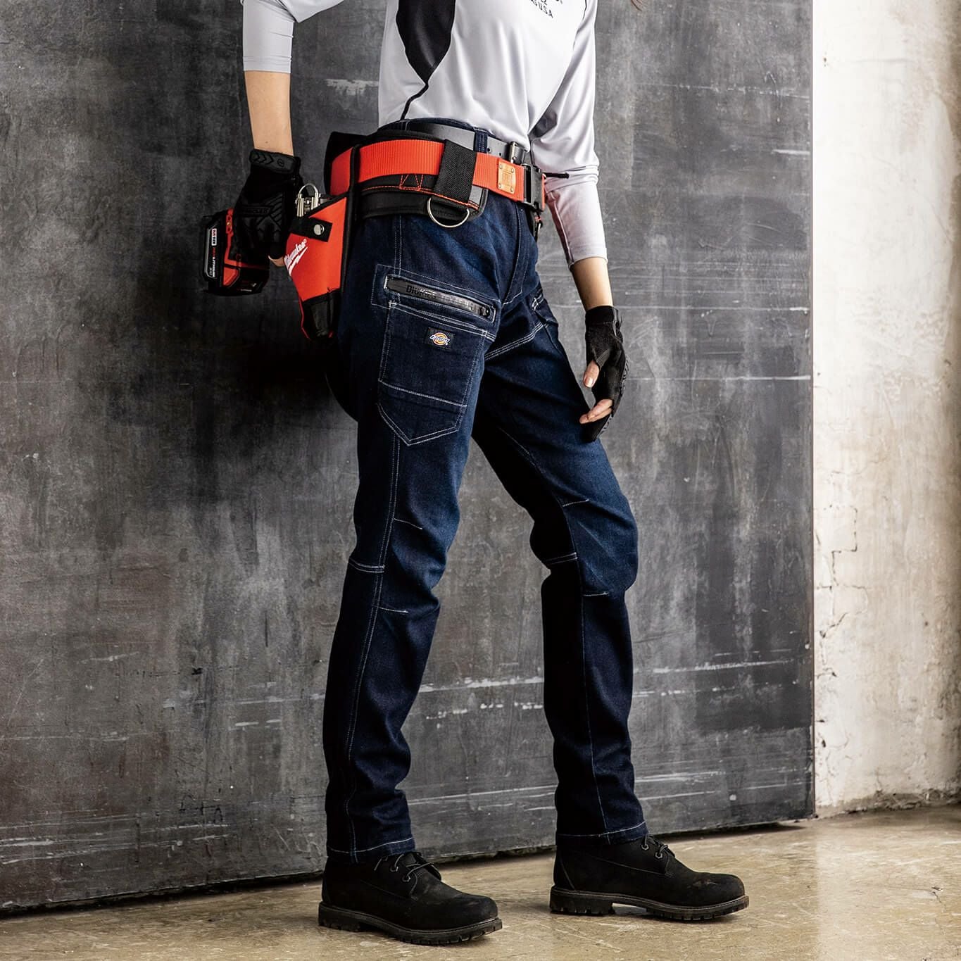 D-2905 【Dickies】ストレッチシルキーデニムカーゴ | コーコス信岡