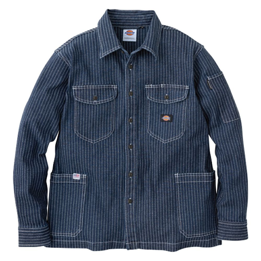 D-698 【Dickies】ストレッチウォバッシュシャツジャケット | コーコス