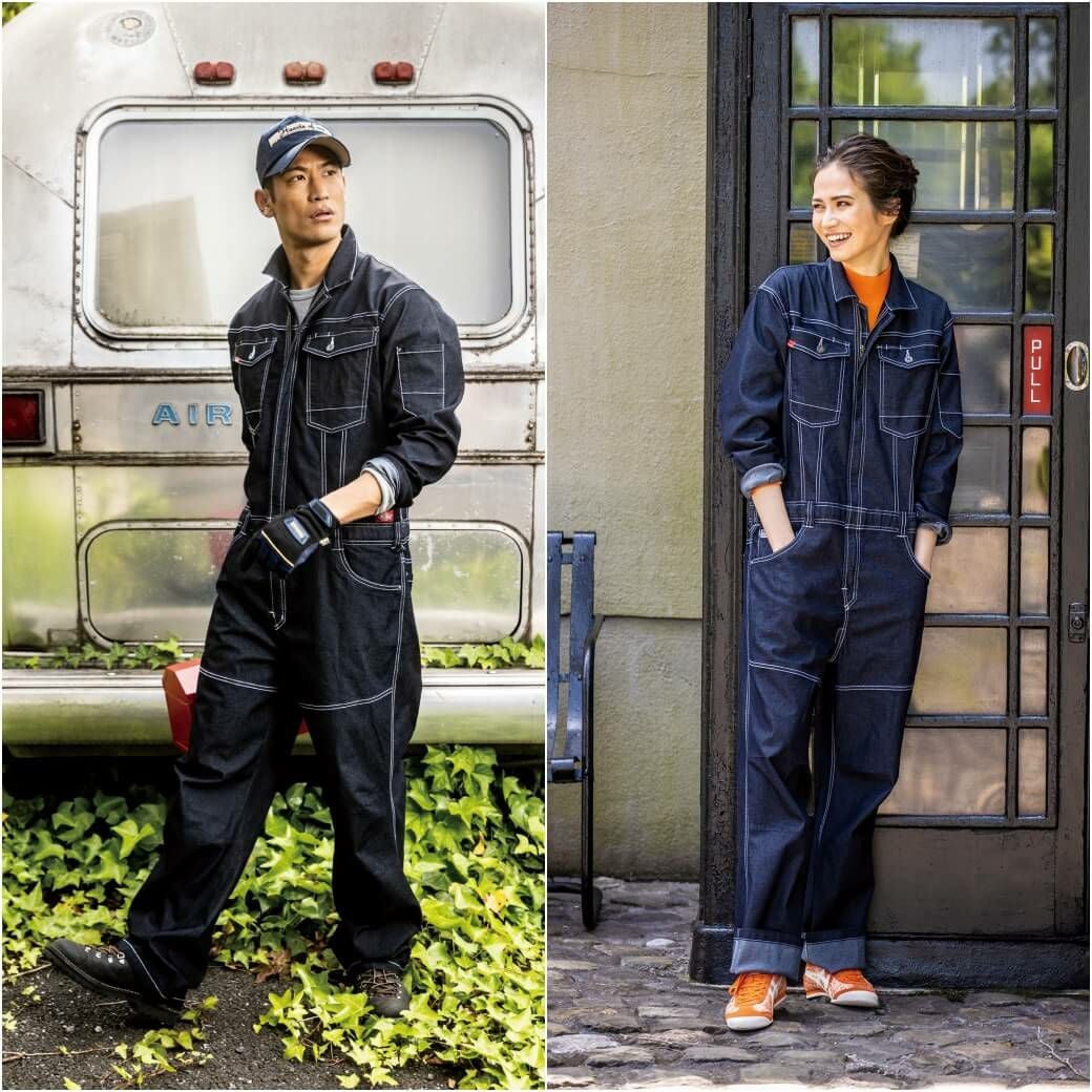 D-706 【Dickies】ストレッチデニムつなぎ | コーコス信岡公式通販