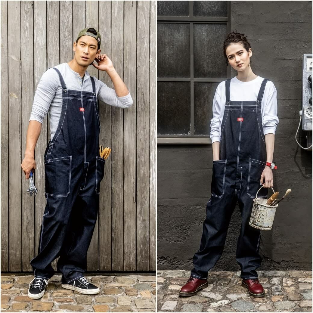 D-709 【Dickies】ストレッチデニムサロペット | コーコス信岡公式通販