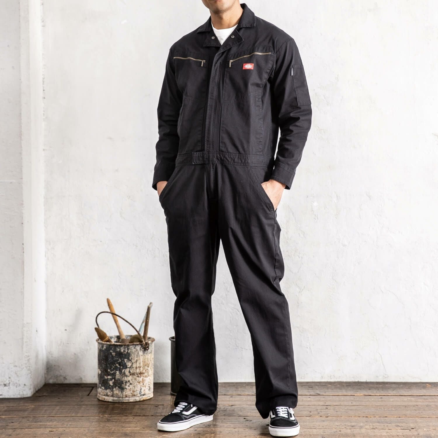 D-726 【Dickies】ストレッチツイルつなぎ | コーコス信岡公式通販