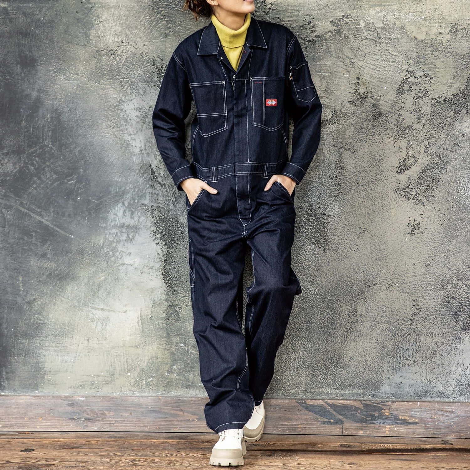 D-756 【Dickies】CORDURAストレッチデニムつなぎ | コーコス信岡公式通販