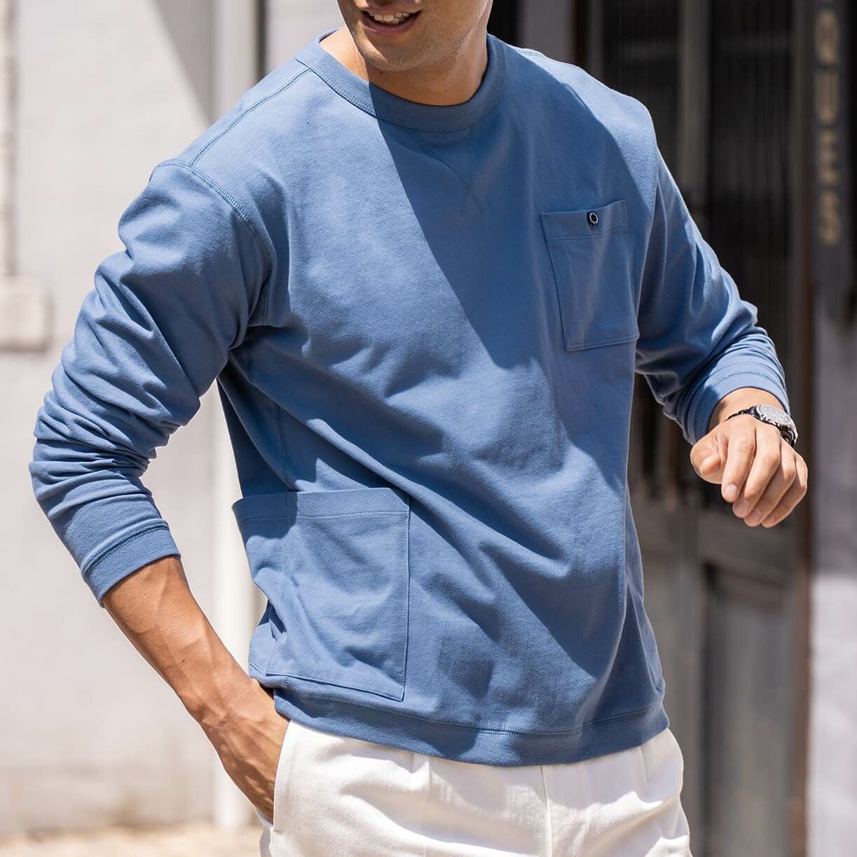GLADIATOR】コットン素材5ポケットTシャツ長袖|コーコス信岡公式通販