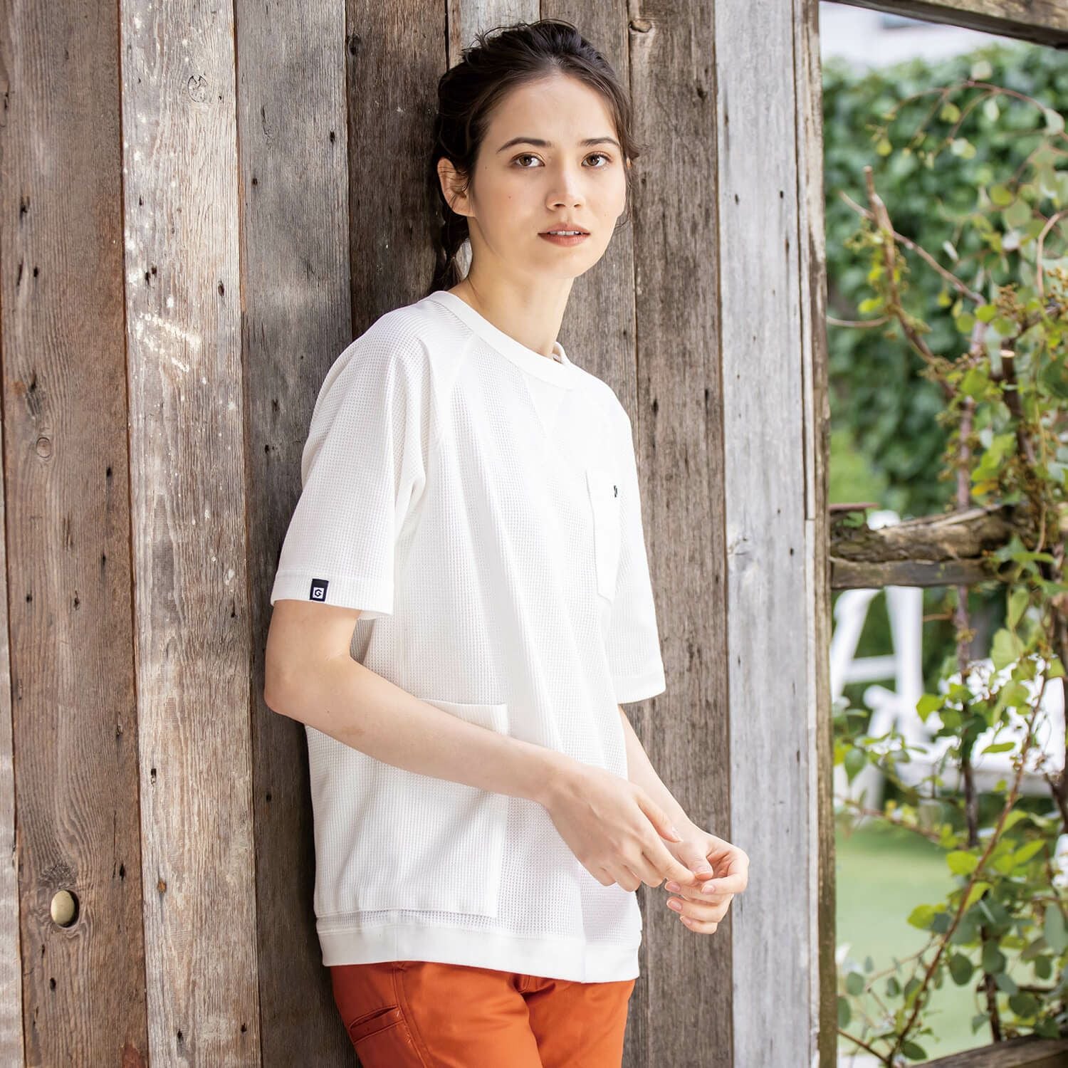 G-437 【GLADIATOR】薄地ワッフル素材5ポケットTシャツ | コーコス信岡