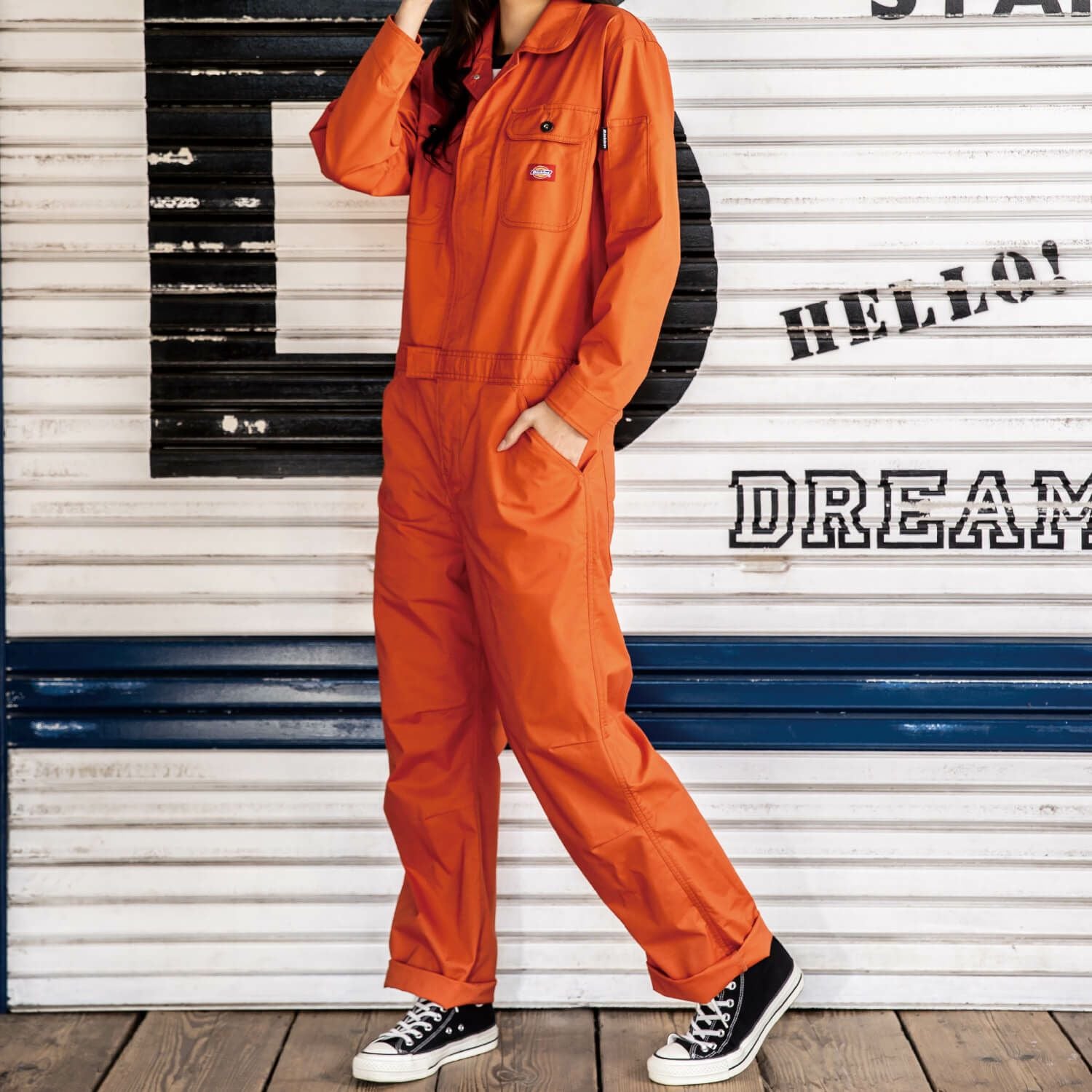 Dickies】ストレッチCVC長袖つなぎ|コーコス信岡公式通販