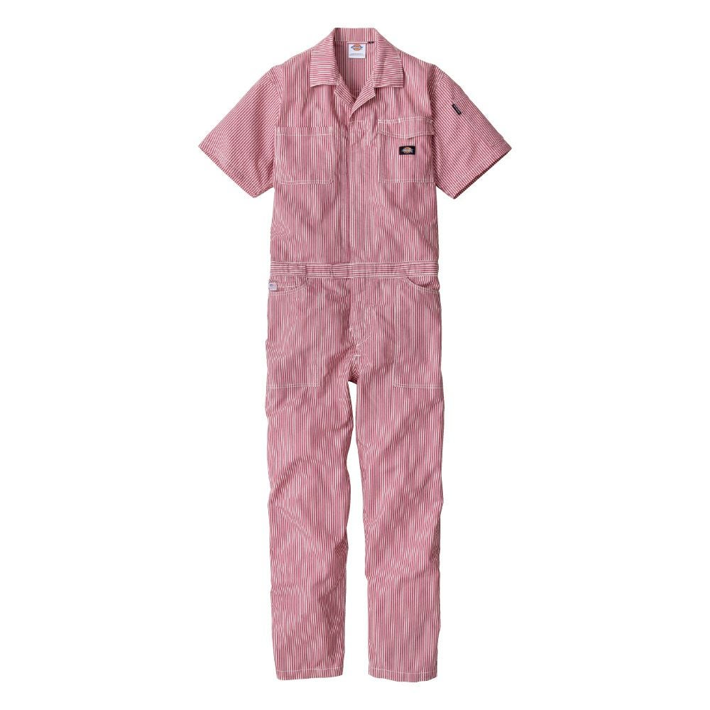 Dickies】ストレッチヒッコリー半袖ライトつなぎ|コーコス信岡公式通販 Dickies】ストレッチヒッコリー半袖ライトつなぎ|コーコス信岡公式通販
