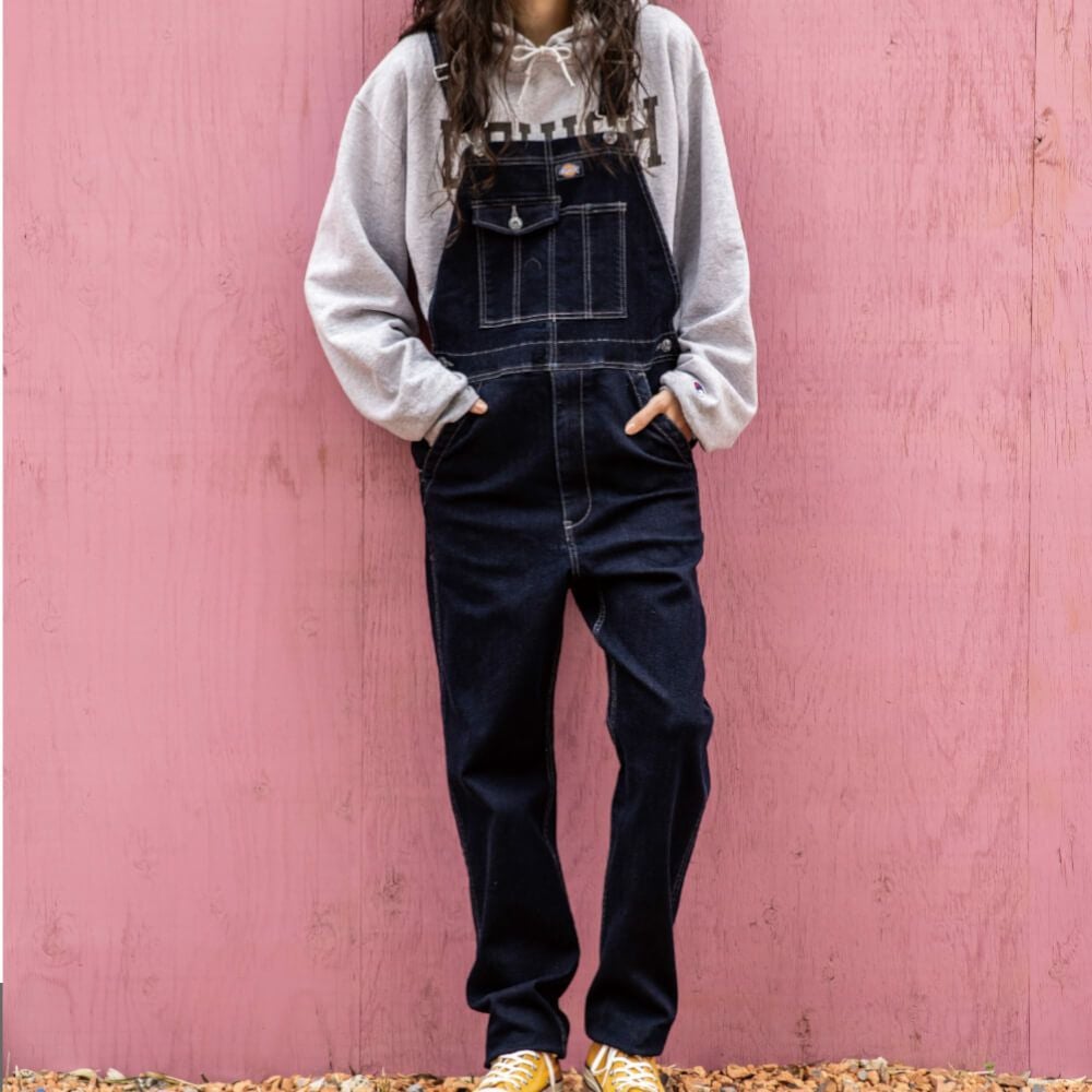 Dickies】ストレッチシルキーデニムオーバーオール|コーコス信岡公式通販