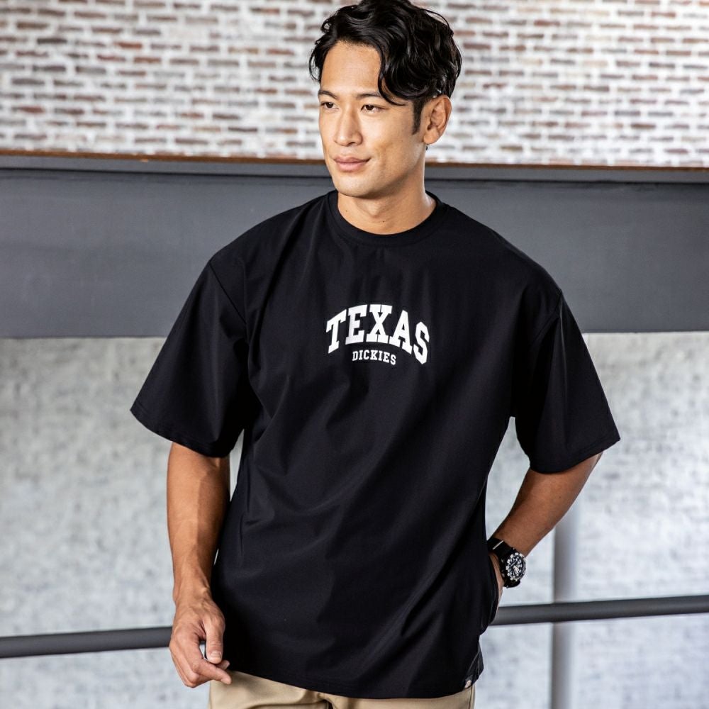 Snakedows SNKD Tシャツ ブラックLサイズ D-467 【Dickies】シャリシャリ冷感サイドポケットストレッチ半袖T