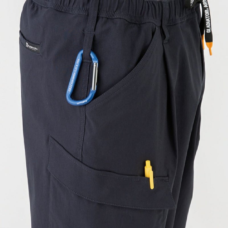 カラビナループ・ペン差し付きポケット(カラビナはイメージ)