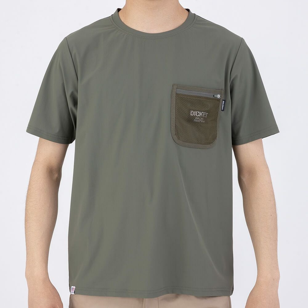D-787 【Dickies】メッシュWポケット付き半袖Tシャツ | コーコス信岡