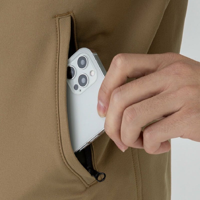 両脇ファスナーポケット