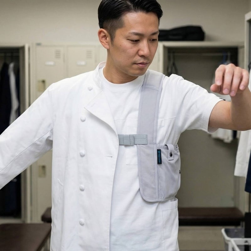 シルバー着用イメージ(AIモデル使用)