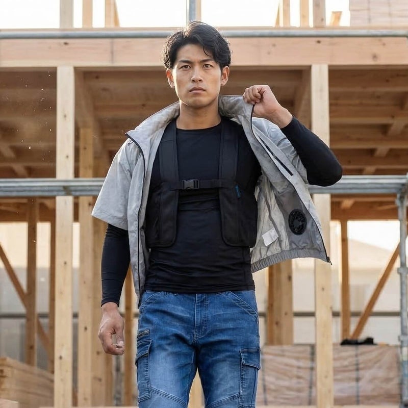 シルバー着用イメージ(AIモデル使用)