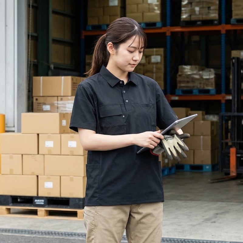 ブラック着用イメージ(AIモデル使用)