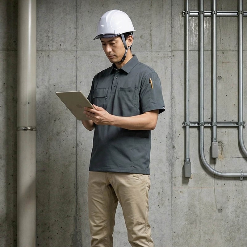 チャコール着用イメージ(AIモデル使用)