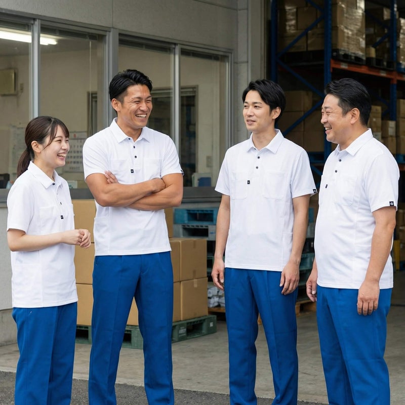 事業所での採用イメージ(AIモデル使用)