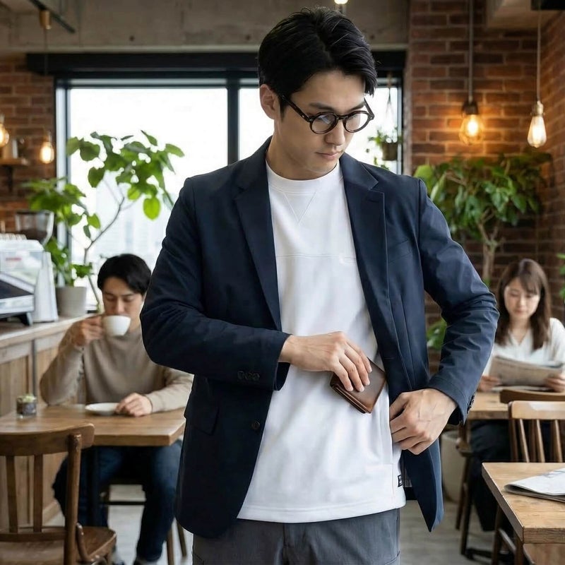 ホワイト着用イメージ(AIモデル使用)